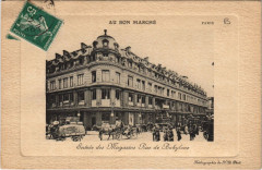 Carte postale ancienne Paris Au Bon Marhce Rue de babylone
                                                                     à Paris 7e
                                