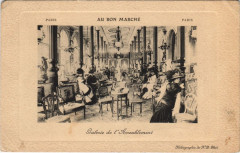Carte postale ancienne Paris Au Bon Marhce Galerie de l'Ameublement
                                                                     à Paris 7e
                                