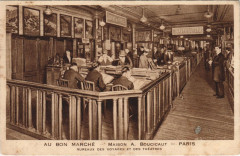 Au Bon Marché - Maison A. Boucicaut - Bureaux des Voyages et des Théatres à Paris 7e