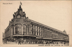 Carte postale ancienne Paris Grand Bazar de l'Hotel de Ville
                                                                     à Paris 4e
                                