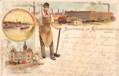 Souvenir De Mulhouse La Fonderie - Cpa Precurseur à Mulhouse