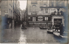 Inondations 1910 Paris Quai des Grands-Augustins