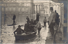 Inondations 1910 Paris Rue de Bourgogne