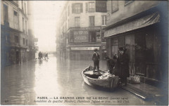 Inondations 1910 Paris Quartier Maubert