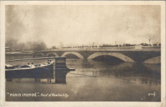 Paris inondé - Pont d'Austerlitz à Paris 12e