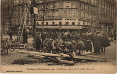 Inondations 1910 Paris Gare de Lyon un Bivouac