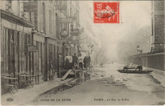 Inondations 1910 Paris Rue de Buffon
