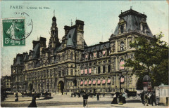 Paris 4e Hotel de Ville à Paris 4e