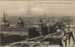 Paris 4e Panorama pris de l'Eglise Saint-gervais -
																					75004 Paris 4e
																			