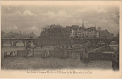 Carte postale ancienne Paris 1e Ecluse de la Monnaie
                                                                     à Paris 6e
                                