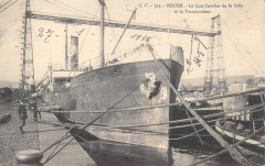 Rouen Le Quai Cavelier De La Salle Et Le Transbordeur à Eu