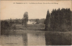 Plechatel Le Chateau du Plessix - Vue du Parc et de l'Etang