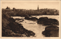 Saint-Malo Etude des Rochers - Cote du Chateau à Saint-Malo