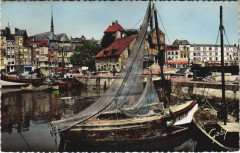 Honfleur le vieux Bassin et la Lieutenance à Honfleur