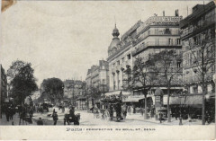 Carte postale ancienne Paris 10e Boulevard Saint-Denis
                                                                     à Paris 10e
                                