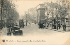 Paris 10e Boulevard Saint-Martin Saint-Denis à Paris 10e