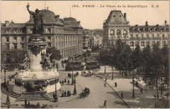 Paris 10e Place de la republique à Paris 10e