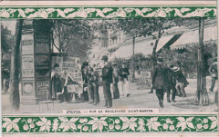 Carte postale ancienne Paris 10e Boulevard Saint-Martin
                                                                     à Paris 10e
                                