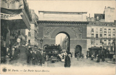 Paris 10e Porte Saint-Martin à Paris 10e