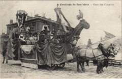 Paris Cavalcade du Boeuf Gras. Char des Colonies