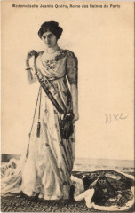 Paris Mi-Careme Reine des Reines Mlle jeanne Queru