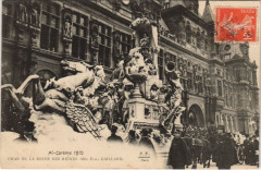 Paris Mi-Careme 1910 Char de la Reine des Reines Elisa Gaillard