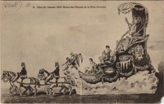 Paris Mi-Careme Char de l'Annee 1904 Reine des reines Rive Gauche
