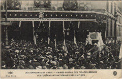 Les Zeppelins Sur Paris Les funerailles nationales des victimes -
													75 Paris
												