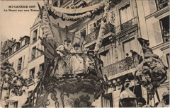 Paris Mi-Careme 1907 La Reine sur son Throne