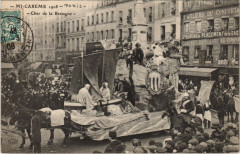 Paris Mi-Careme 1908 Char de la Bretagne