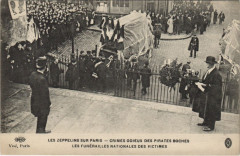 Les Zeppelins Sur Paris Les funerailles nationales des victimes