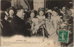 Paris Mi-Careme 1910 Reception des Reines a l'Hotel de Ville