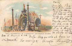 Paris Exposition Universelle 1900 Porte Monumentale