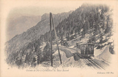 Chemin De Fer A Cremaillere Du Mont Revard - Train