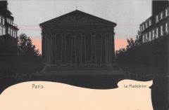 Paris Rare Cpa Faisant Partie Certainement D'Un Puzzle La Madeleine