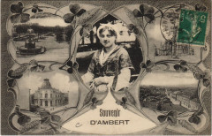 Ambert Souvenir d'Ambert - Scenes à Ambert