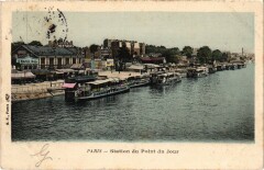 Carte postale ancienne Station du Point du Jour
                                                                     à Paris 15e
                                