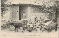 Nebouzat Le Depart pour la Fenaison