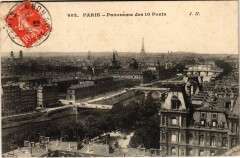 Panorama des dix Ponts à Paris 4e
