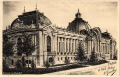 Dessin a la plume Paris Le Petit palais