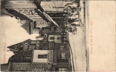 Moulins Maison de bois du Xve siecle France à Moulins