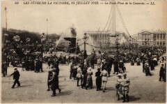 Paris Fetes de la Victoire 14 Juillet 1919 Place de la Concorde