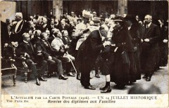 Paris Fetes de la Victoire 14 Juillet 1919 remise des diplomes