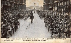 Paris Fetes de la Victoire 14 Juillet 1919 rue Royale