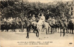 Paris Fetes de la Victoire 14 Juillet 1919 Les Marechaux