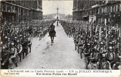 Paris Fetes de la Victoire 14 Juillet 1919 rue Royale