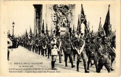 Paris Fetes de la Victoire 14 Juillet 1919 Anglais