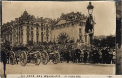 Paris Fete des Drapeaux 14 Juillet 1917