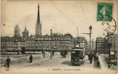 Rouen - Le pont cornielle à Rouen