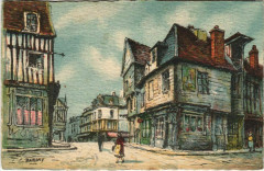Louviers Vieilles Maisons - Rue du Neubourg à Louviers